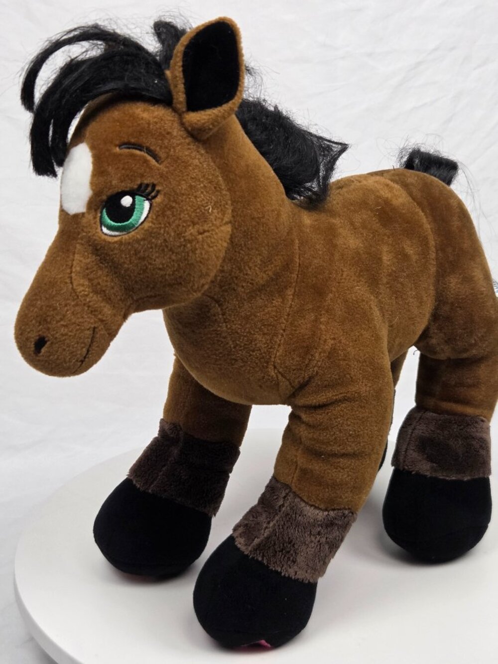 Build-A-Bear Horses and Hearts Riding Club Bay Thoroughbred Plush